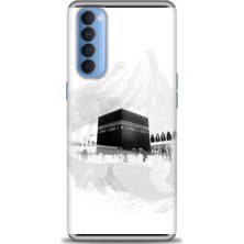 gmotp Oppo Reno 4 Pro Kılıf Hd Baskılı - Kabe-I Münevvere