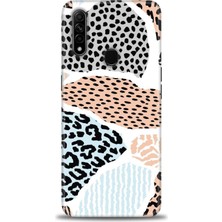 gmotp Oppo A31 Kılıf Hd Baskılı - Benekli Renkler