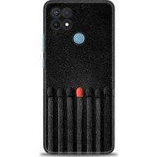 gmotp Oppo A15 Kılıf Hd Baskılı - Kibrit Çöpleri