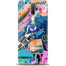 gmotp Oppo A5 2020 Kılıf Hd Baskılı - Happy Vans