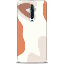 gmotp Oppo Reno 2z Kılıf Hd Baskılı - Kahve Kalp
