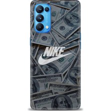 gmotp Oppo Reno 5 Pro Kılıf Hd Baskılı - Nike Dolar