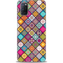 gmotp Oppo A72 Kılıf Hd Baskılı - Renkli Mozaik