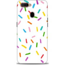 gmotp Oppo A12 Kılıf Hd Baskılı - Renkli Konfeti