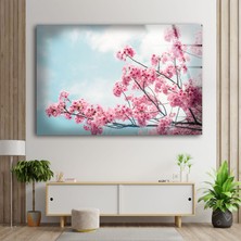 Myphotostation Japon Kiraz Çiçeği Temperli Cam Duvar Tablosu