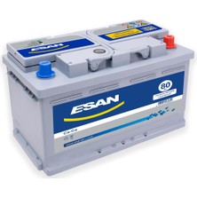 Esan 12V 80 Ah Tam Kapalı R