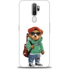 gmotp Oppo A5 2020 Kılıf Hd Baskılı - Teddy Bear