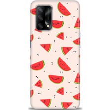 gmotp Oppo A74 Kılıf Hd Baskılı - Karpuz Dilimleri