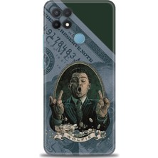 gmotp Oppo A15 Kılıf Hd Baskılı - Dolar