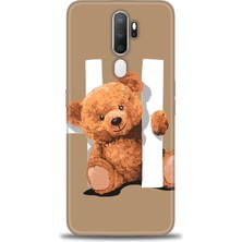 gmotp Oppo A5 2020 Kılıf Hd Baskılı - Teddy Hı