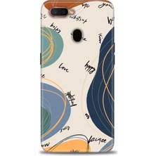 gmotp Oppo Ax7 Kılıf Hd Baskılı - Happy