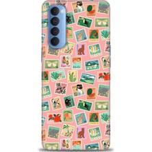 gmotp Oppo Reno 4 Pro Kılıf Hd Baskılı - Pullar