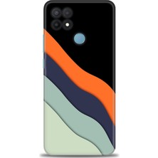gmotp Oppo A15S Kılıf Hd Baskılı - Siyah