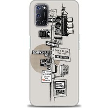 gmotp Oppo A72 Kılıf Hd Baskılı - Tabelalar