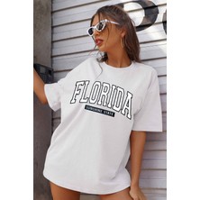 Only Trendwear Unisex Florida Baskılı Tasarım Tshirt