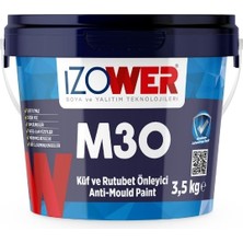 Izower M 30 Küf ve Rutubet Önleyici Anti-Mold Paint 3,5 kg Beyaz