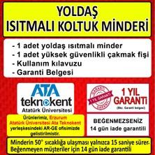 Yoldaş Jel Isıtmalı Oto Koltuk Minderi - Oto Koltuk Isıtıcı - Isıtmalı Minder - 15 Saniyede 50 Derece Koltuk Isıtma Minderi