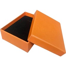 Özer Kutu Turuncu Sert Kolye& Mini Set Kutusu 24 Lü Paket( Içi Süngerli )