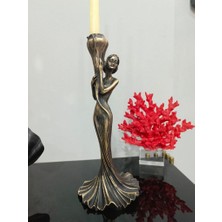 Mirsa Global Şamdan Kız Mumluk Kadın Şamdan Polyester