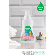 Siveno %100 Doğal Bebek Köpük Şampuanı Yenidoğan Saç ve Vücut İçin Nemlendirici Bitkisel Vegan 250 ml X2 Adet