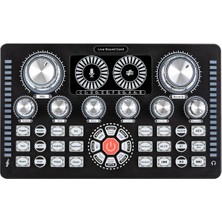 Platoon Profosyonel Canlı Yayın Ses Kartı Profosyonel Audio Mixer 48 Volt Canlı Yayın Ses Kartı