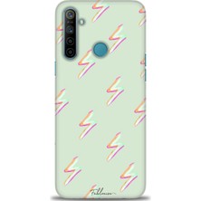 gmotp Realme 6i Kılıf Hd Baskılı - Şimşekler