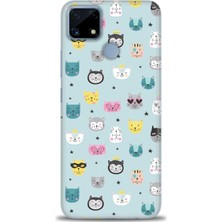 gmotp Realme C25S Kılıf Hd Baskılı - Cats