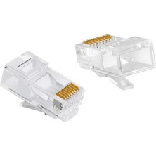 Ayt Powermaster Rj 45 Cat6 Soket 8p/8c 100 Adet Ethernet Soketi Internet Jack