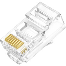 Ayt Powermaster Rj 45 Cat6 Soket 8p/8c 100 Adet Ethernet Soketi Internet Jack