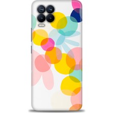 gmotp Realme 8 Pro Kılıf Hd Baskılı - Color Flowers