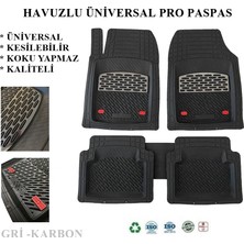 Rptech Ford Fiesta Hb 2011 Havuzlu Üniversal Paspas Siyah - Gri