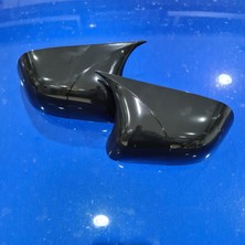 HYM Tuning Dacia Dokker 2012-2021 Batman Yarasa Ayna Kapak Parlak Siyah
