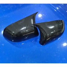 HYM Tuning Dacia Dokker 2012-2021 Batman Yarasa Ayna Kapak Parlak Siyah