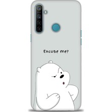 gmotp Realme 5i Kılıf Hd Baskılı - Excuse Me