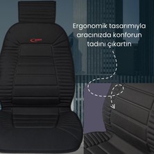 Space Oto Koltuk Minderi, Fiat Araçlarla Uyumlu 2'li Set Özel Tasarım Minder Premium