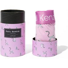 Paul Kenzie Desenli Erkek Boxer – Eco Characters – Lemur