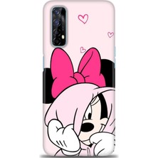 gmotp Realme 7 Kılıf Hd Baskılı - Pink