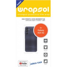 Wrapsol Samsung Galaxy A25 5g Mat Arka ve Yan Koruyucu Poliüretan Film