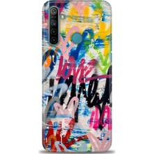 gmotp Realme 6i Kılıf Hd Baskılı - Lovee