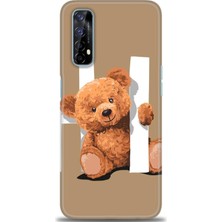 gmotp Realme 7 Kılıf Hd Baskılı - Teddy Hı