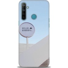 gmotp Realme 6i Kılıf Hd Baskılı - Hello Goodbye