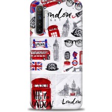 gmotp Realme Xt Kılıf Hd Baskılı - London Set