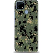 gmotp Realme C25S Kılıf Hd Baskılı - Kamuflaj Renkleri