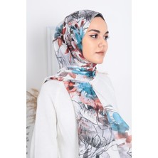 Aklima Butik Dijital Desen Pamuk Şal