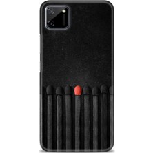 gmotp Realme C11 Kılıf Hd Baskılı - Kibrit Çöpleri