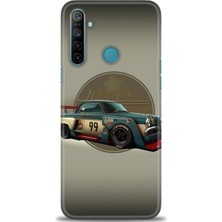 gmotp Realme 5i Kılıf Hd Baskılı - Klasik Araba