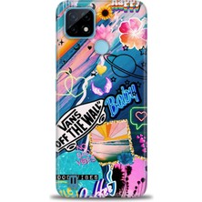 gmotp Realme C21 Kılıf Hd Baskılı - Happy Vans