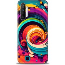 gmotp Realme Xt Kılıf Hd Baskılı - Renk Hortumu