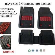 NT NTStorex Mitsubishi Lancer 2006 Havuzlu Üniversal Paspas Siyah - Kırmızı