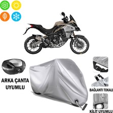 Autoes Ducati Multistrada 1200 Enduro Motosiklet Branda Arka Çanta Bağlantı ve Kilit Uyumlu
